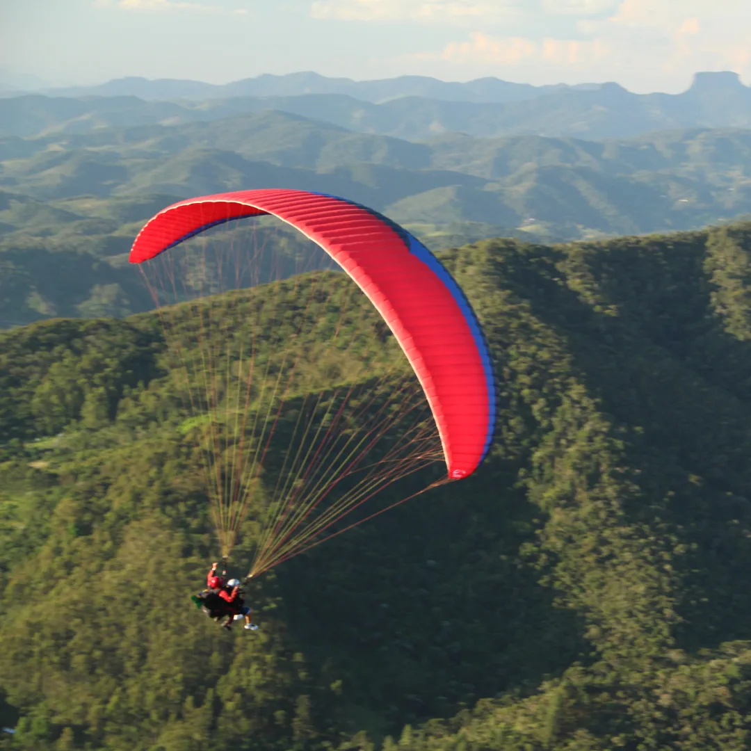 Paragliding flight over Jounieh, Lebanon 2